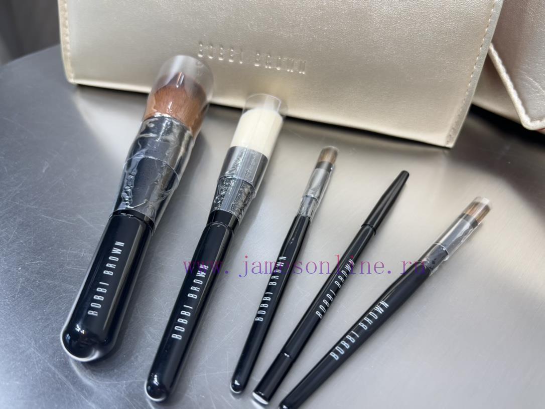 /Barbie Brown Makeup Brush Five Piece Setone ⃣ Magic Base Makeup Brush With Rounded Head And Cu nb47r3yz - Image 4