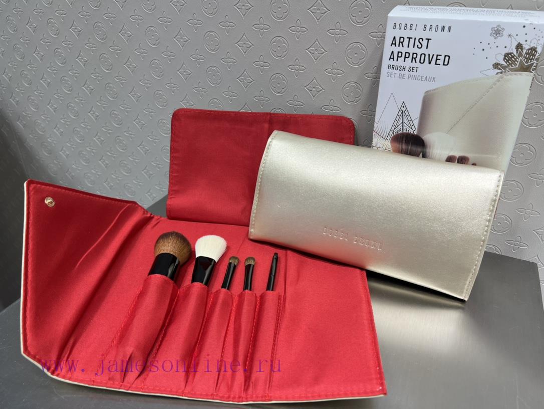 /Barbie Brown Makeup Brush Five Piece Setone ⃣ Magic Base Makeup Brush With Rounded Head And Cu nb47r3yz - Image 8