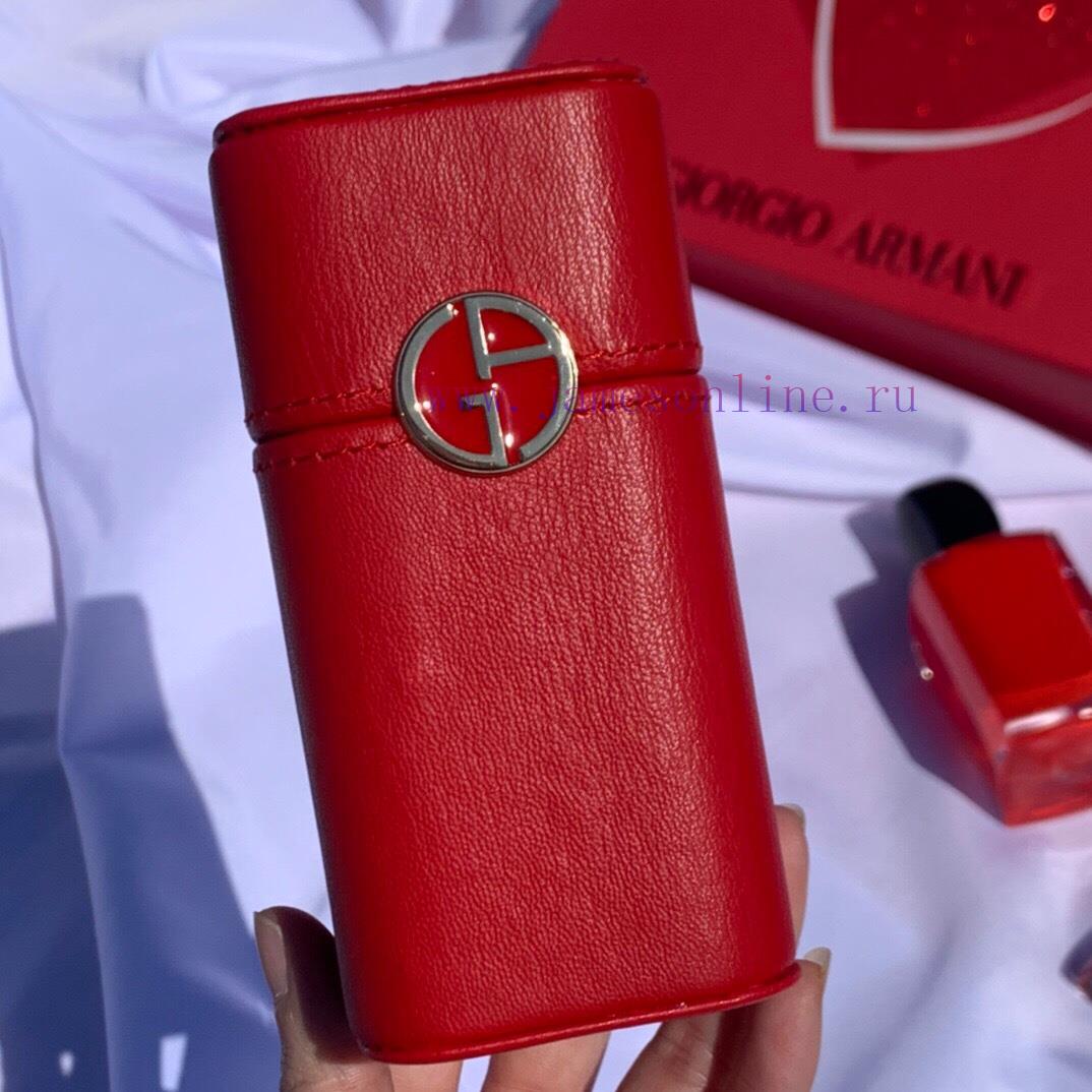 One To One/Armani Always Loves Three Piece Set With Leather BagRed Tube Lip Glaze 405 Red Favor bu9ypayc - Image 6