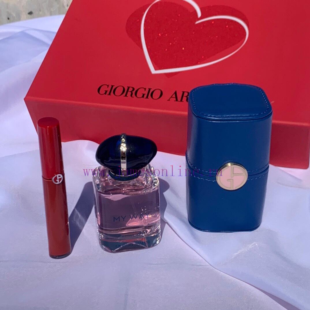 One To One/Armani Always Loves Three Piece Set With Leather BagRed Tube Lip Glaze 405 Red Favor bu9ypayc - Image 8