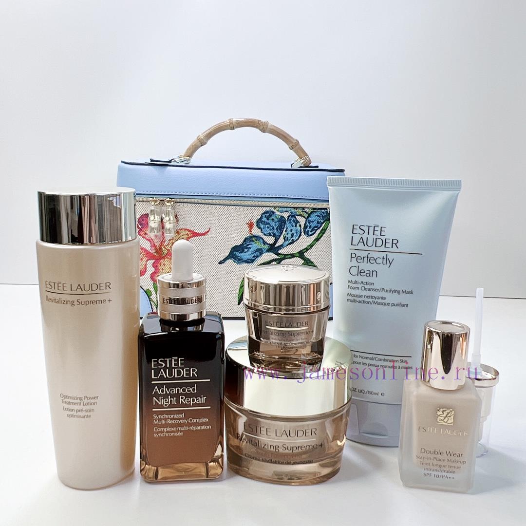 One To One/Estee Lauder's Six Piece Portable Treasure Chest Just Because Of This Printing Bag I 7xlzaxuo - Image 5