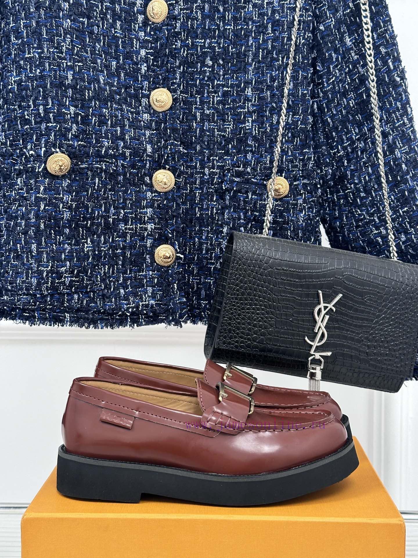 Tods Classic Thick Soled LoafersSignature T-shaped Buckle Simple And ExquisiteThis Is Too Delic 1wun8fdo