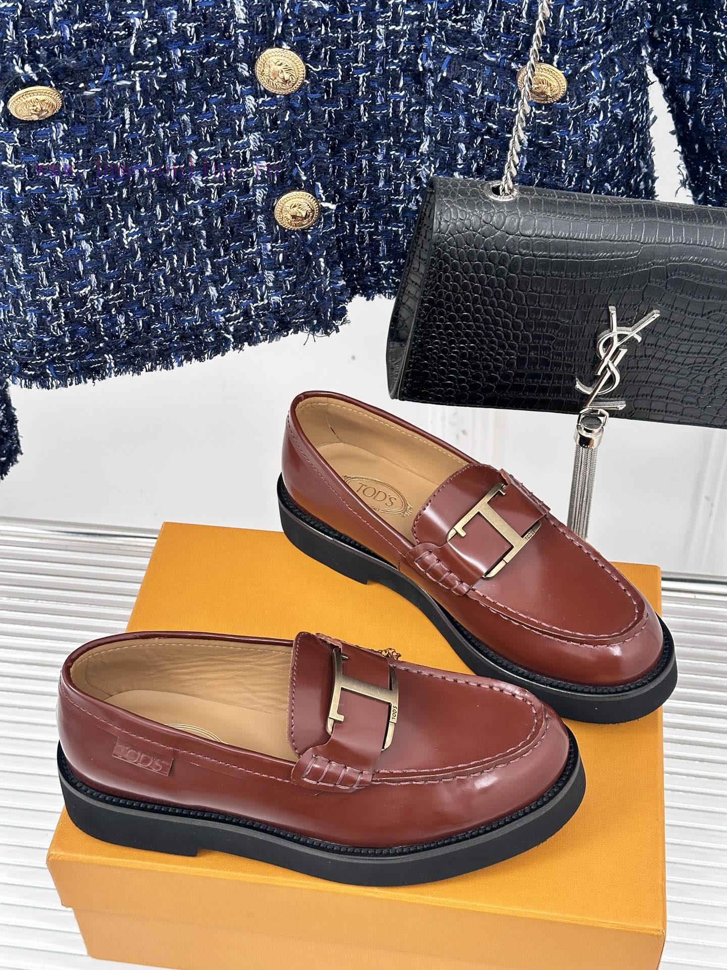 Tods Classic Thick Soled LoafersSignature T-shaped Buckle Simple And ExquisiteThis Is Too Delic 1wun8fdo - Image 4