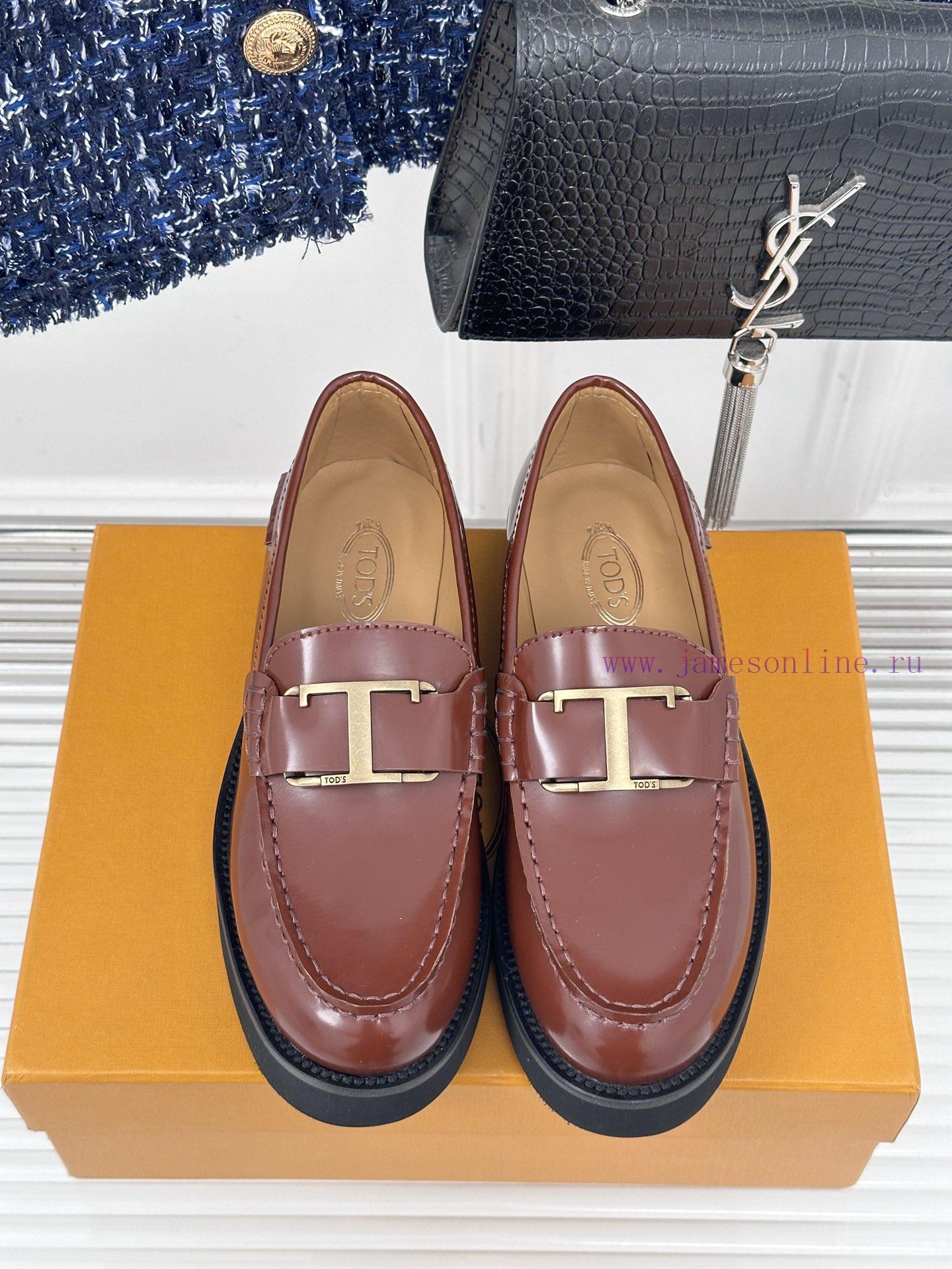 Tods Classic Thick Soled LoafersSignature T-shaped Buckle Simple And ExquisiteThis Is Too Delic 1wun8fdo - Image 5