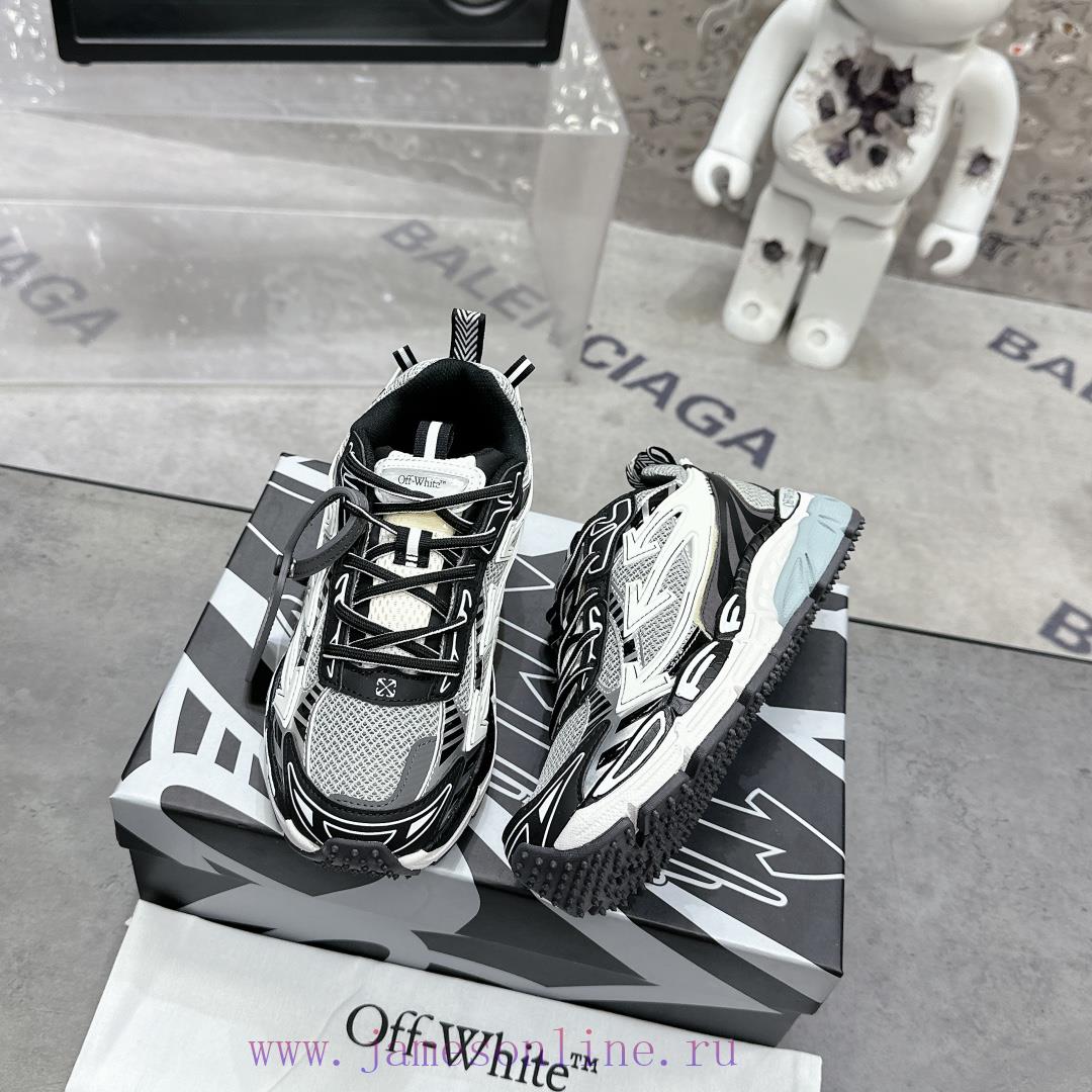 Off White C/O VirGil Abloh 2024 OW Running Shoes100% Original Box Correct Version Original Last m7uiv3w2 - Image 4